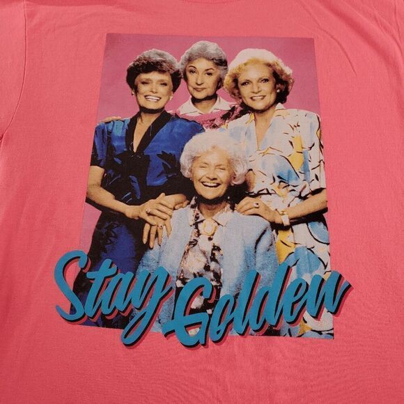The Golden Girls Shirt Womens Medium Pink Short Sleeve Crew Neck Pullover Tee - Picture 6 of 8